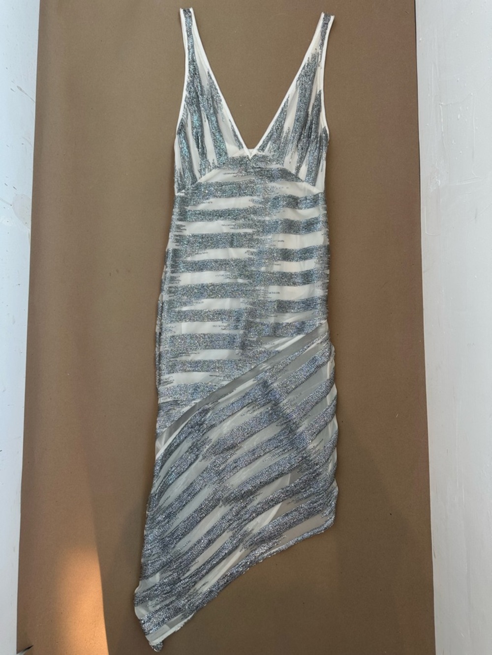 Manning Cartell Beaded Asymmetrical Dress
